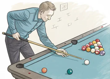 Техника удара в бильярде: как контролировать биток на уровне профи